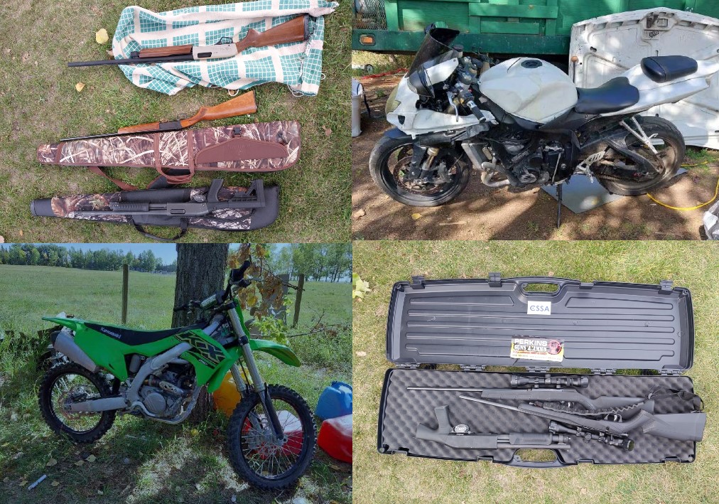 Calgary police have seized twelve firearms and a significant amount of stolen property following an investigation into a series of break and enters in Calgary.