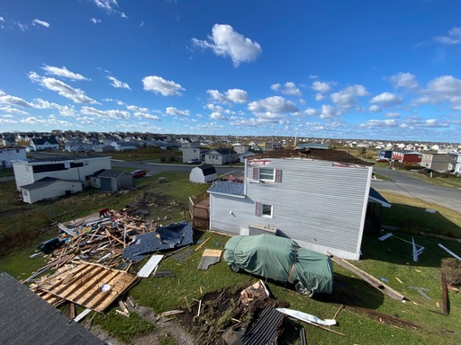 Sean Casey's home was heavily damaged by Hurricane Fiona in 2022. Now, he's concerned what Hurricane Lee will bring to his community in Cape Breton.