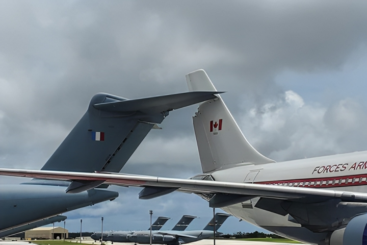 How did Canadian, French military planes collide in Guam? Report gives new clues