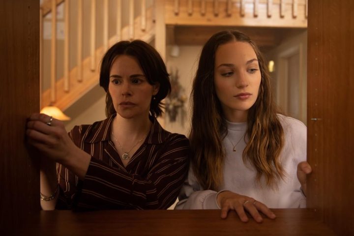 Maddie Ziegler, right, and Emily Hampshire star in Canadian director Molly McGlynn’s feature film “Fitting In,” being screened at the Toronto International Film Festival. Hampshire and Ziegler are seen in an undated still image handout. 