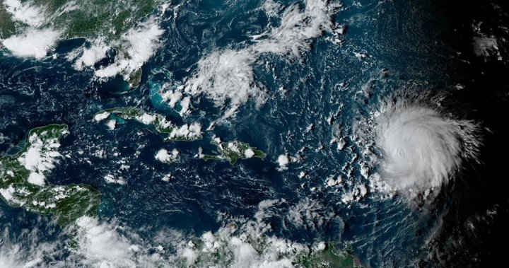Canadian forecasters watching point where hurricane Lee turns and journeys northwards