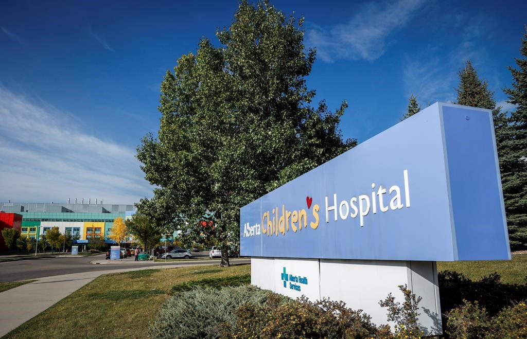 The Alberta Children's Hospital is shown in Calgary, Tuesday, Sept. 12, 2023. Two more children have been released from hospital after an E. coli outbreak at numerous Calgary daycares.