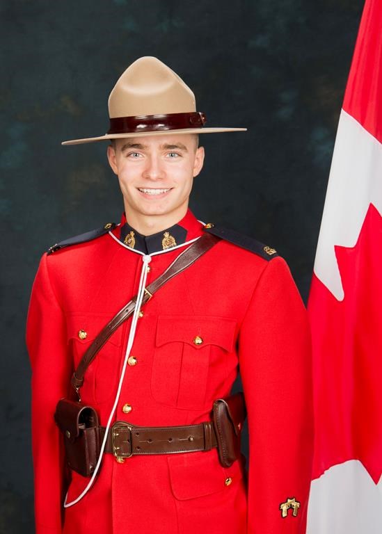 A man has pleaded guilty to manslaughter in the death of a Saskatchewan RCMP officer. RCMP Constable Shelby Patton is shown in this undated handout photo. Constable Patton, of the Indian Head Detachment, was killed on June 12, 2021 after being hit by a pickup truck during a traffic stop. THE CANADIAN PRESS/HO, RCMP *MANDATORY CREDIT*.
