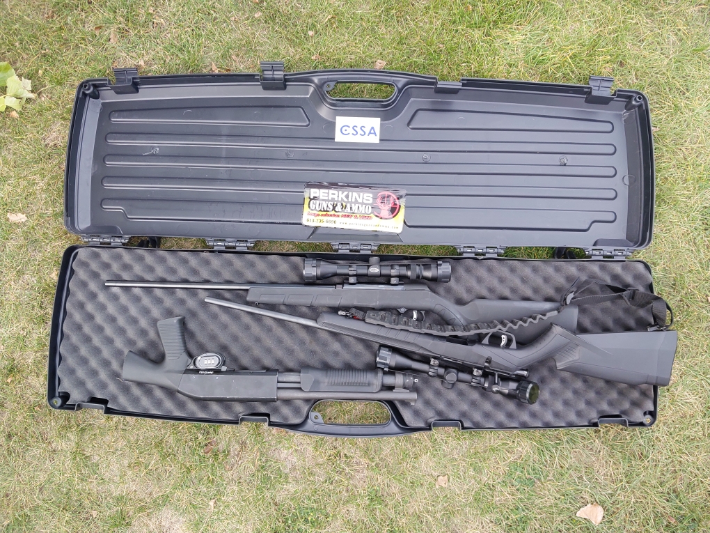 Firearm seized by Calgary police.