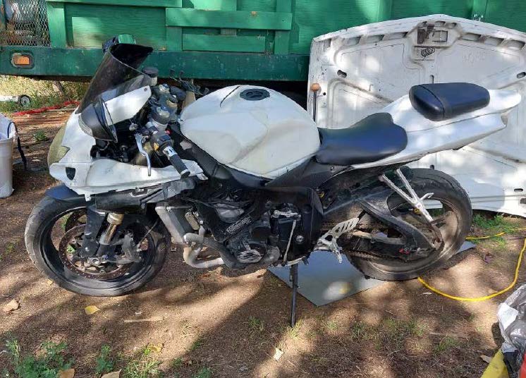 A bike seized by Calgary police.