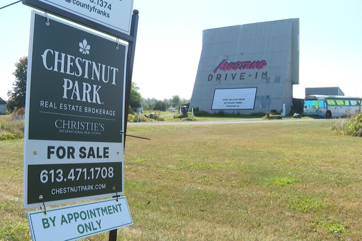 Drive-in movie theatre near Picton, Ont. up for sale