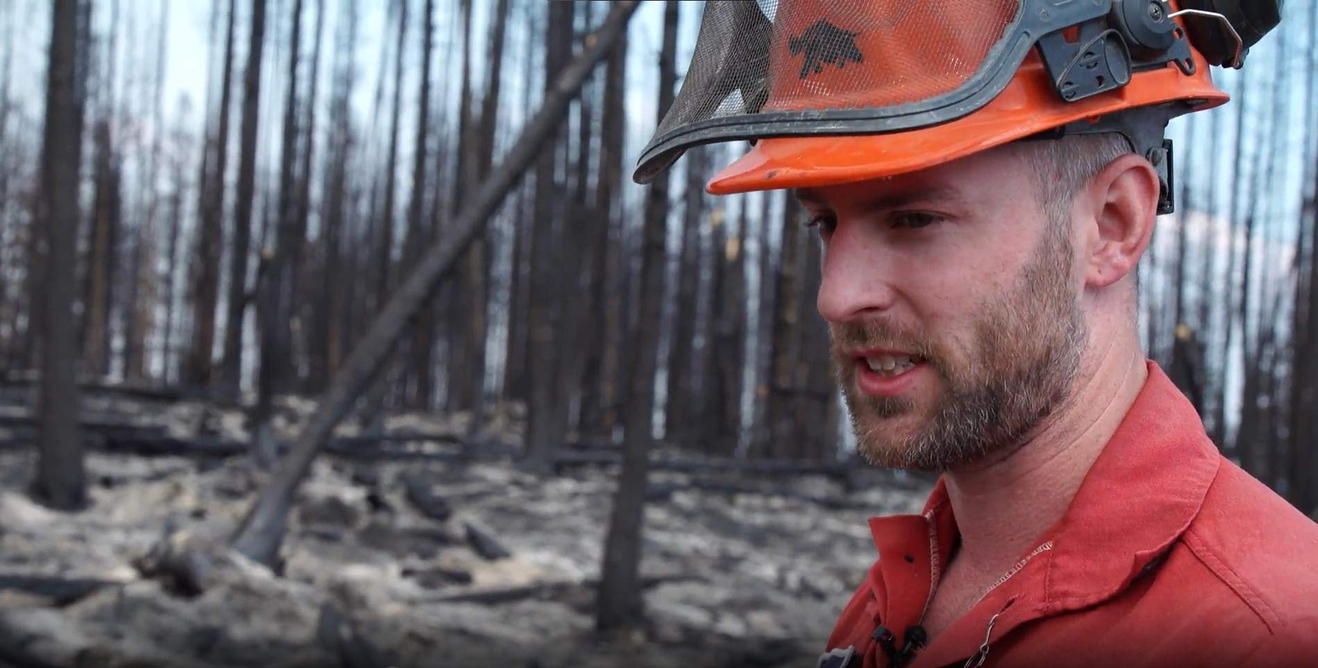 Adam Buchanan, a former fire investigator and a BC Wildfire Service member, explains how fires can burn underground.