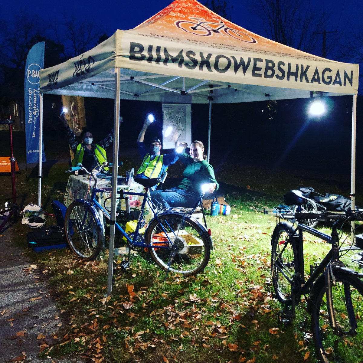 B!ke in Peterborough is offering free bicycle lights.