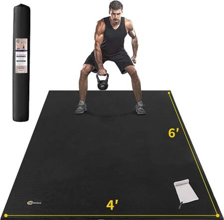 CAMBIVO Large Workout Mat