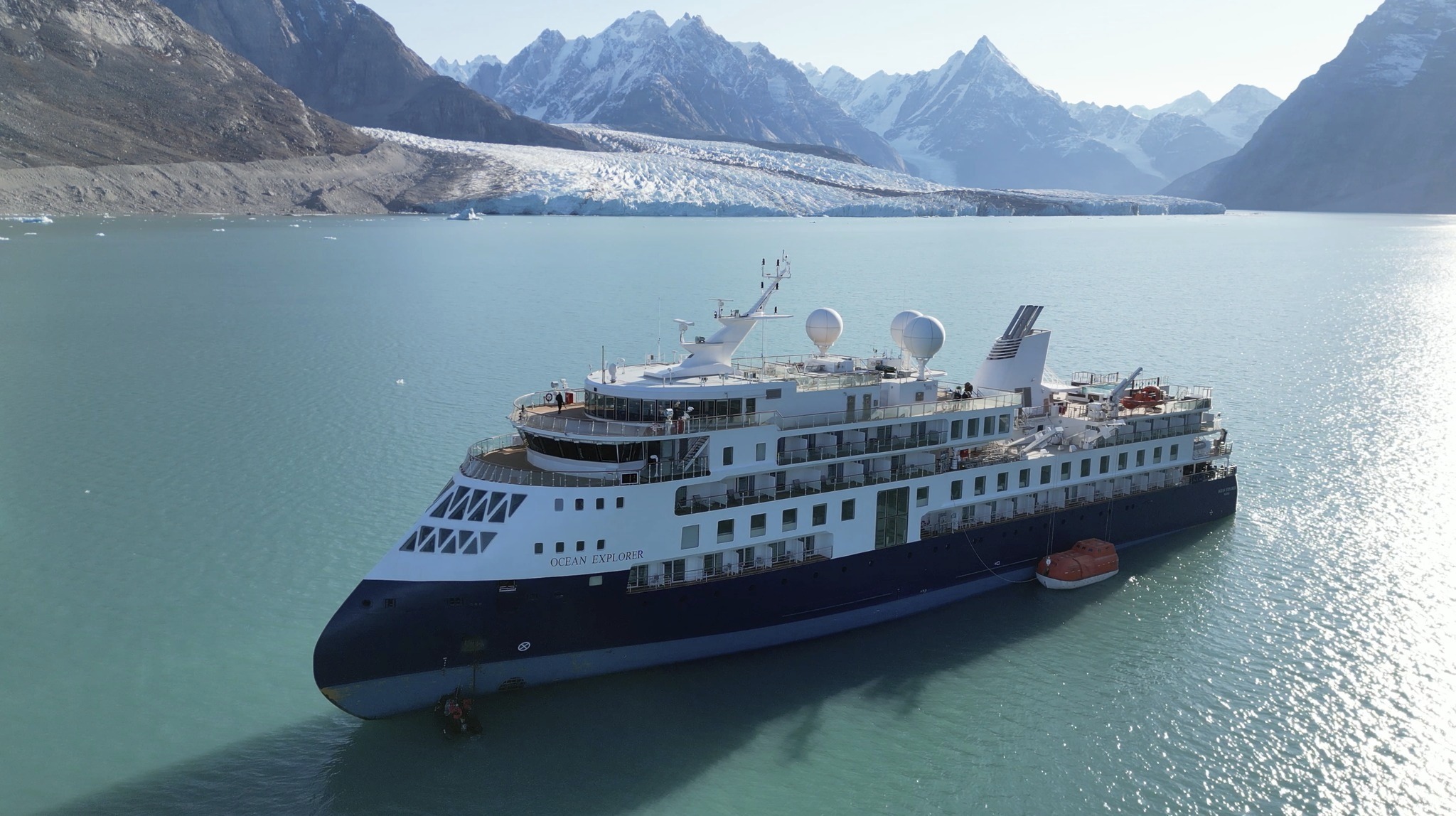 Luxury cruise ship that ran aground in Greenland freed after 3