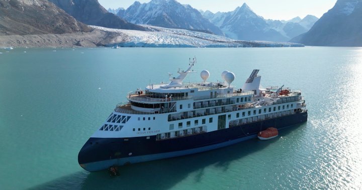 Luxury cruise ship that ran aground in Greenland freed after 3 days
