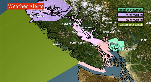 Thousands lose power, ferries cancelled Monday amid wind and rain storm ...