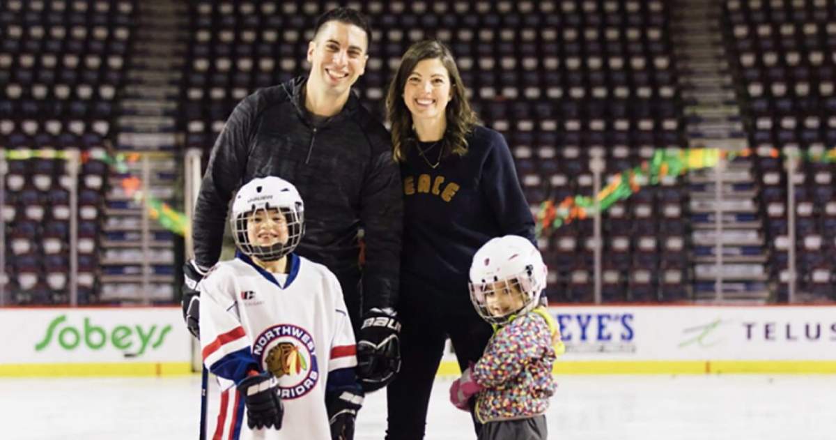 Chris Snow and family