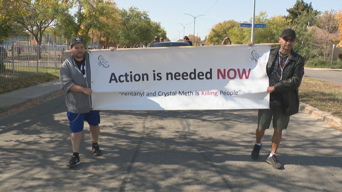 2nd annual drug awareness walk held in Regina .