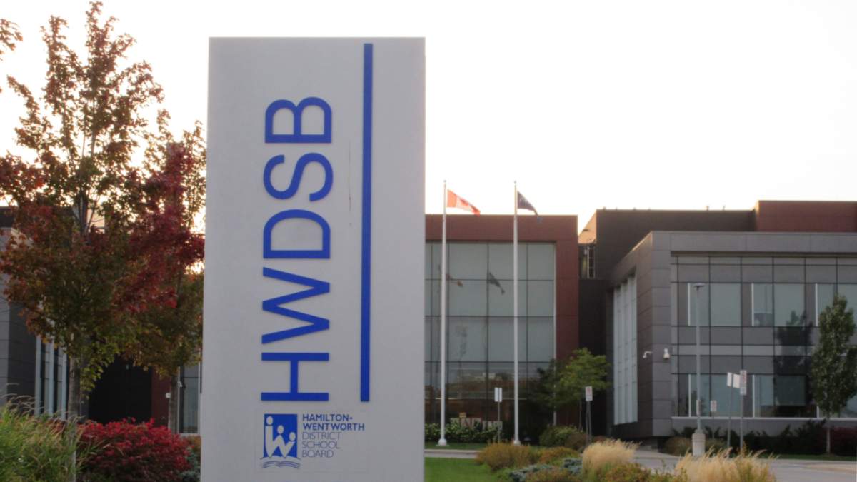 Those attending Hamilton public school board meetings will now have to be let in by security and are prevented from bringing signs into the boardroom at the Education Centre on the Mountain.