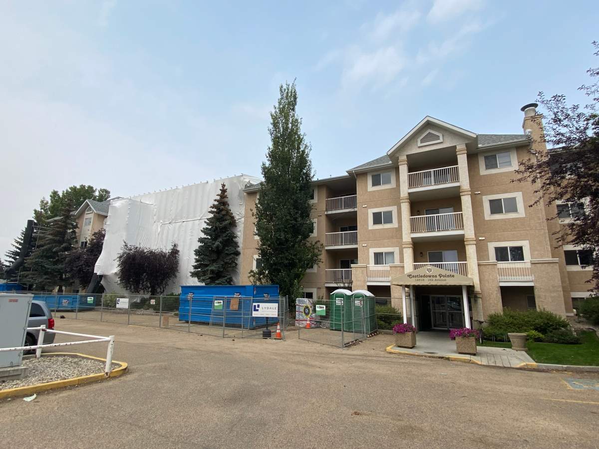The Castledowns Pointe condo building (12618 152 Ave.) in northwest Edmonton on Monday, September 4, 2023.