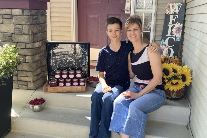 Young Alberta survivor offers sweet boost for others battling cancer
