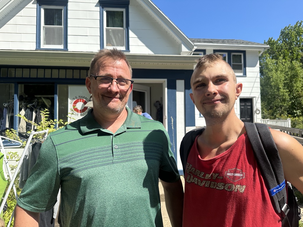 John Christensen, left, says Souls Harbour Rescue Mission is assisting an increasing number of people in Bridgewater.