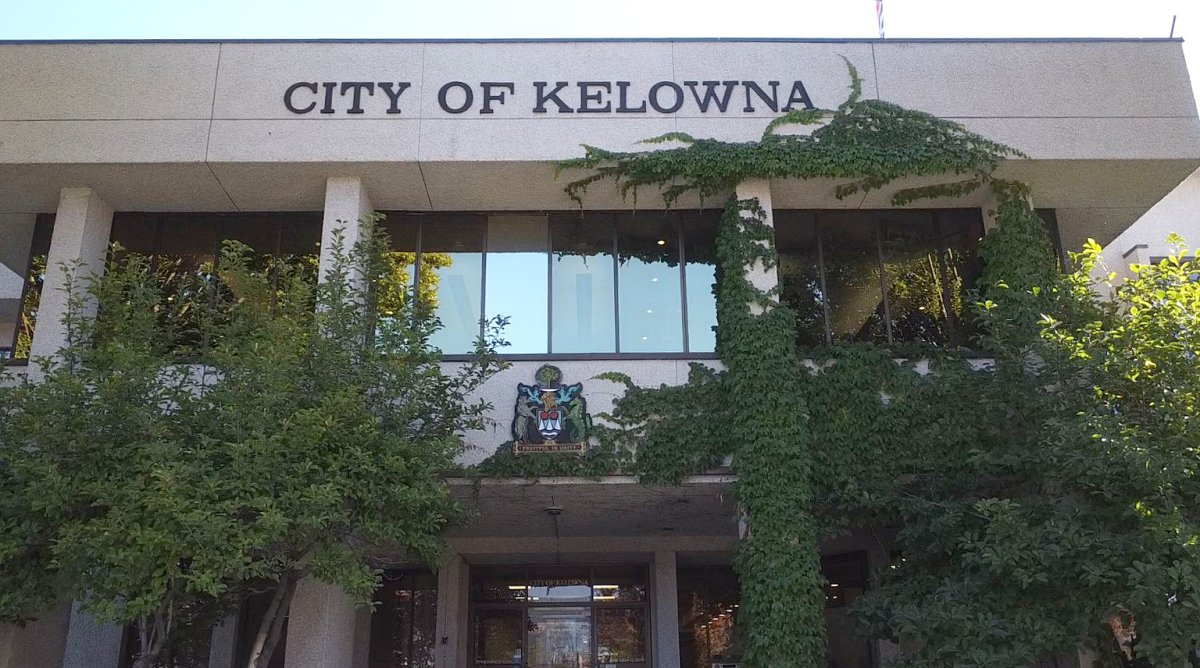 City hall in Kelowna, B.C.