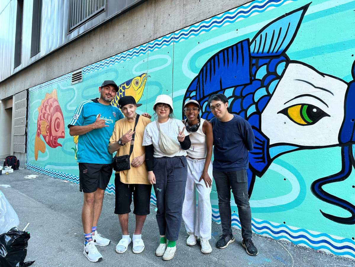 Sean Cao with the Bagua Artist Assocation said he hopes the mural, which was finished in August, will help restore vibrancy to the community.