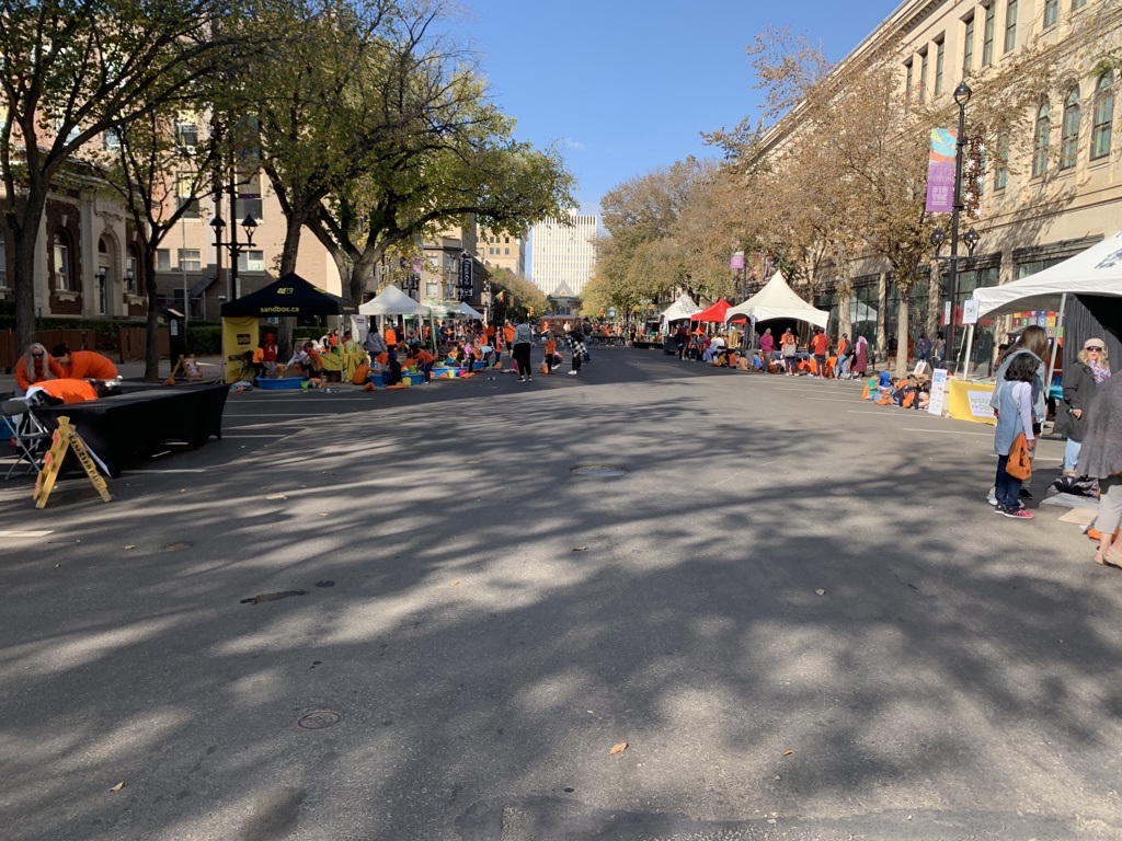 A range of activities for kids took place in Saskatoon’s All in for Literacy Day.