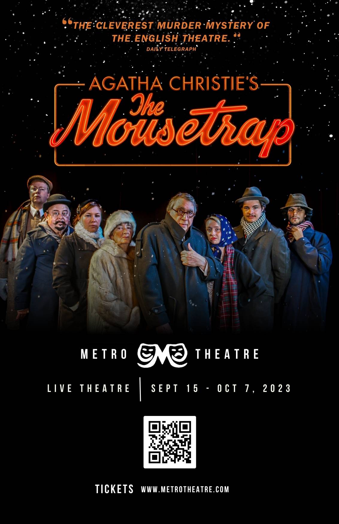 The Mousetrap by Agatha Christie at Metro Theatre - image