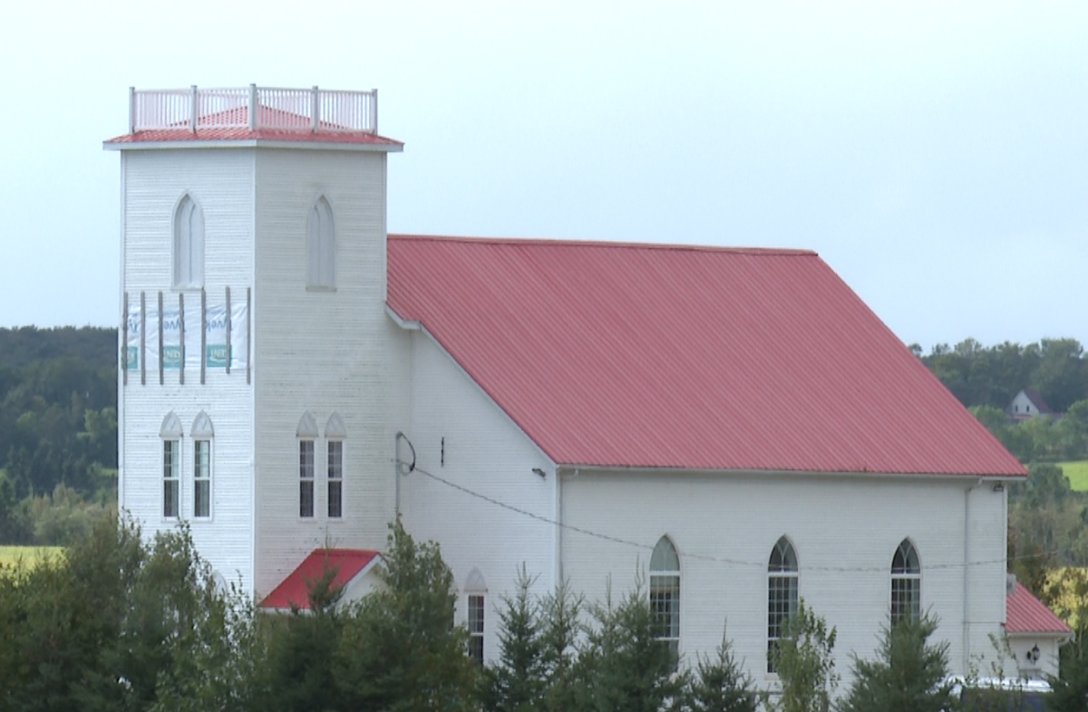 The Ables turned a former church into their home, but the building was heavily damaged by post-tropical storm Fiona.