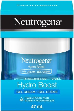 47 ml bottle of neutrogena hydo boost moisturizer