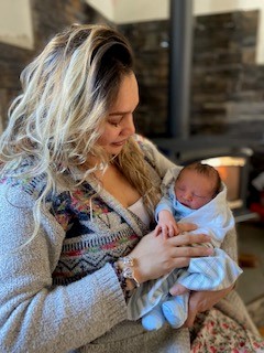 Ashley Rabbitskin and her son, Kaleo.