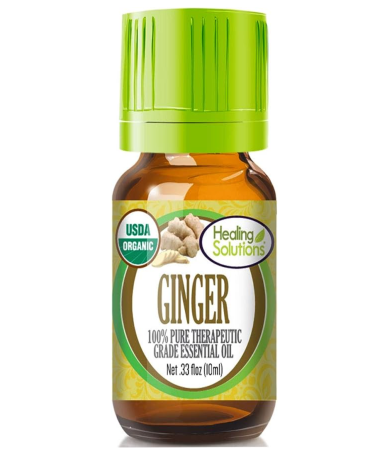 10 ml bottle of ginger essential oil