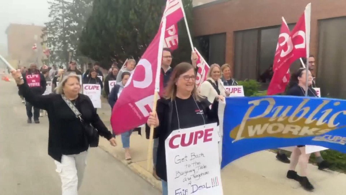 Prince Albert inside city workers went on strike Monday after failed negotiations with the city. 