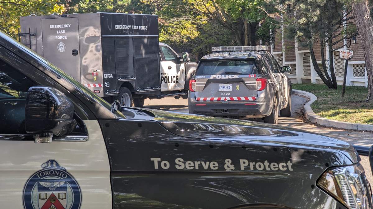 Several schools are under lockdown or a hold and secure after a person with a gun was reported in Toronto’s east end on Sept. 27, 2023.