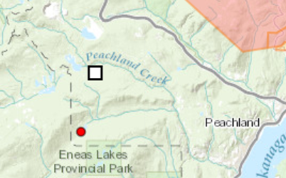 The blaze was first discovered Saturday at around 6 p.m. BC Wildfire Service says crews attended the fire shortly after it was spotted and will be returning today.