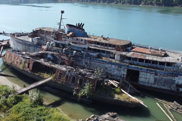 Concerns grow about derelict former BC Ferries ship moored on Fraser River