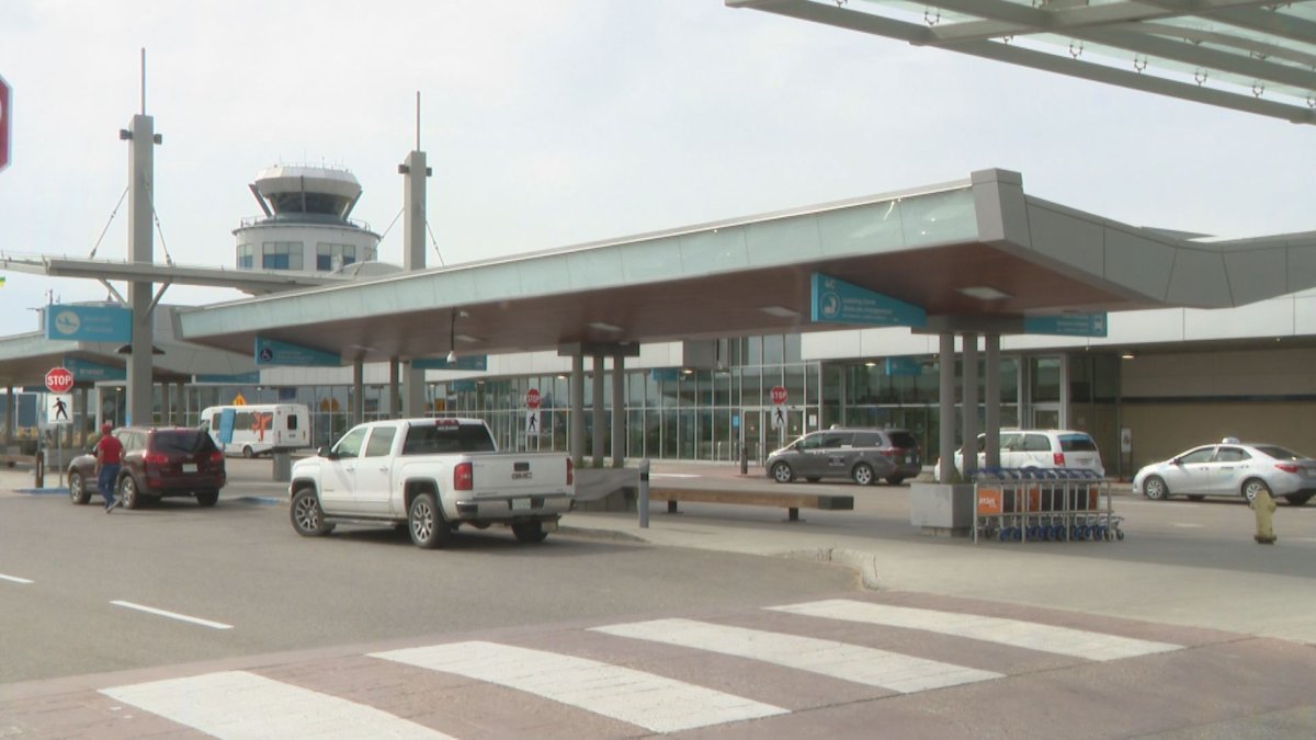 The Saskatoon Airport Authority won an injunction against Riide on Tuesday, preventing the taxi company from making curbside pickups and drop-offs near entrances.