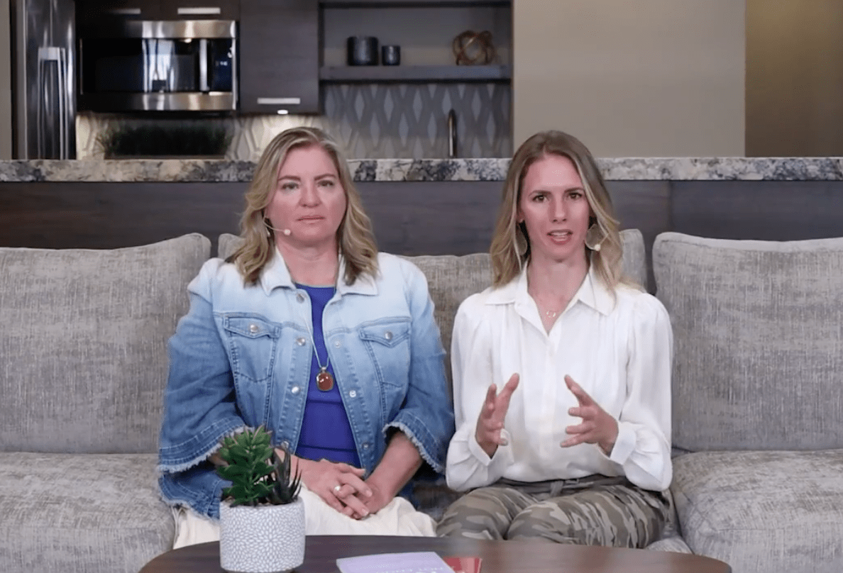 Screen grab of an Instagram video featuring Ruby Franke (R) and Jodi Hildebrandt (L) who were both arrested on Aug. 30 on suspicion of aggravated child abuse.