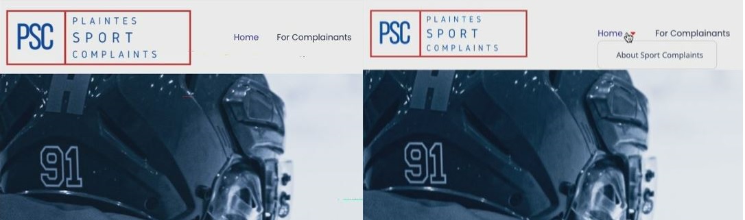 The Sport Complaints landing page on Aug. 17 (right), the day Global News submitted questions. The "About Sport Complaints" tab is seen on Sep. 7 (right).