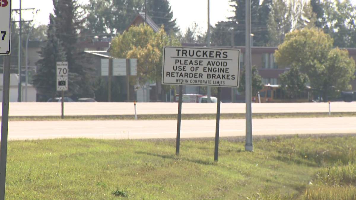 Town of Devon residents have concerns about noisy engine retarder brakes being used by trucks on Highway 60.