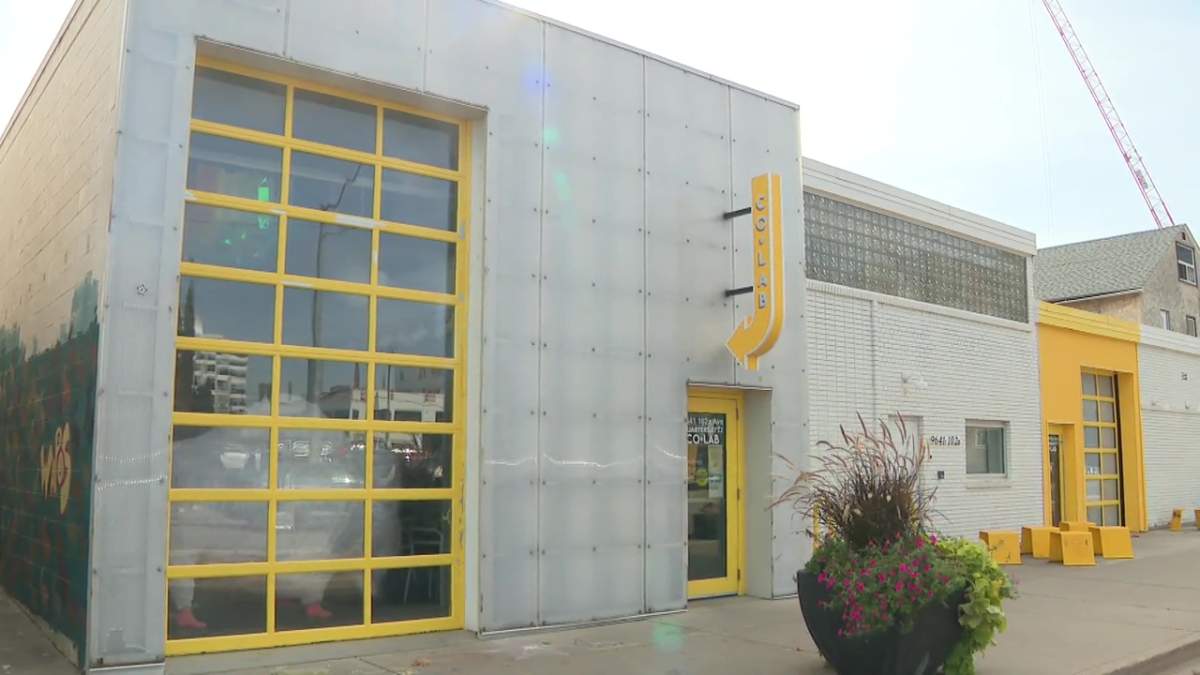 Co-lab near 96 Street and 102A Avenue in central Edmonton on Monday, September 25, 2023.