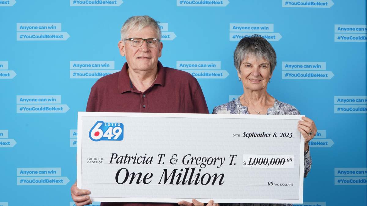 The Thomasons are $1 million richer thanks to Lotto 6/49.