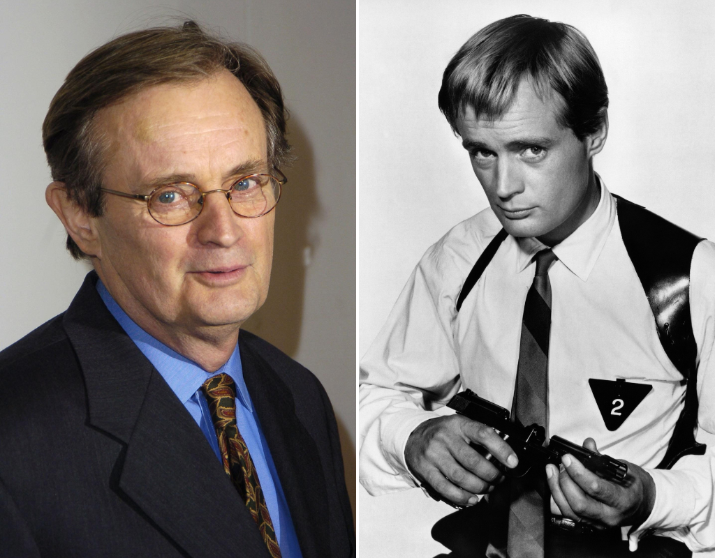 David McCallum shown in 2005, shortly after joining 'NCIS' (left), and in 1965 (right) playing agent Illya Kuryakin in 'The Man from U.N.C.L.E.'