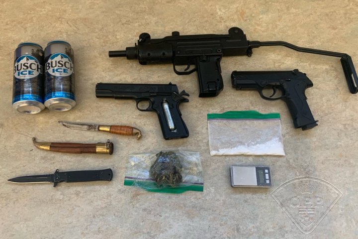 Failing to stop for police results in drugs and weapons charges in Wellington