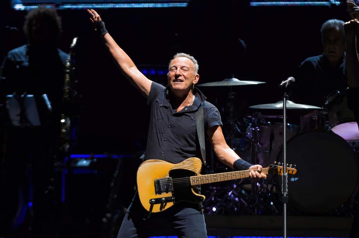 Bruce Springsteen on stage