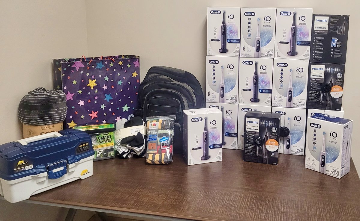Items recovered following an investigation into shoplifting in Cobourg and Trenton.