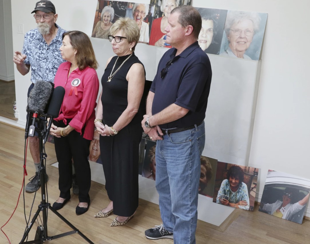 Families of the victims of Billy Chemirmir speak with the press following news that he had been killed in prison by his cellmate.
