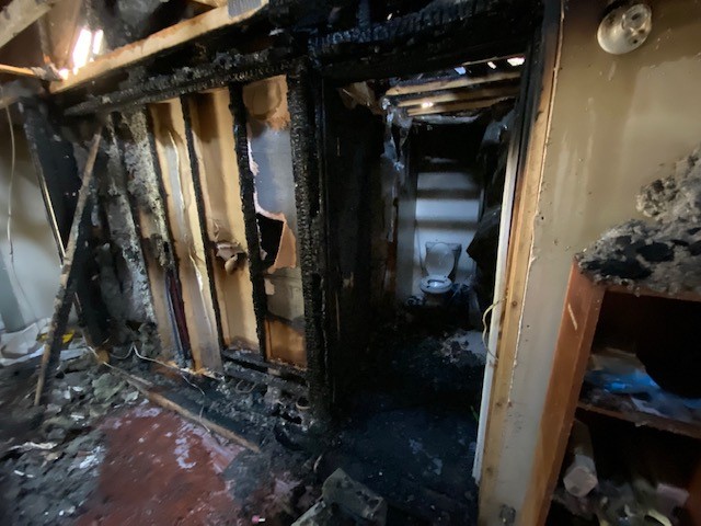 A Saskatoon home lit on fire Tuesday morning after an electric fan motor overheated, according to the city fire department. .