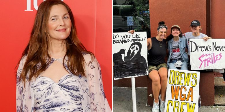 Drew Barrymore called 'scab' for relaunching talk show amid WGA strike