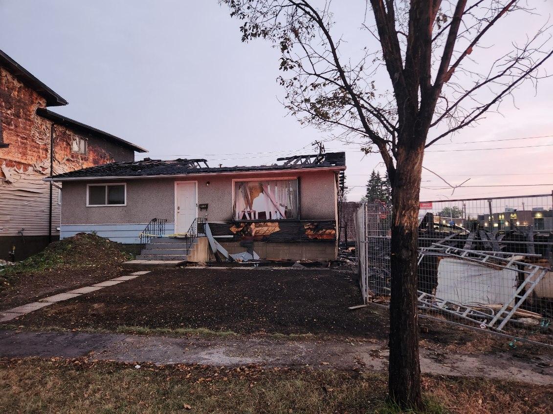 A multi-structure fire happened early morning Sunday on 50th Street in Leduc, said the City of Leduc Fire Services.