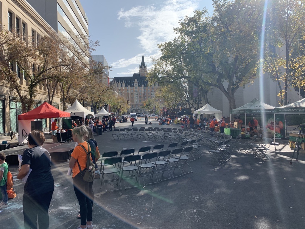 A range of activities for kids took place in Saskatoon’s All in for Literacy Day.
