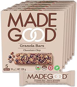 Box of MadeGood chocolate granola bars